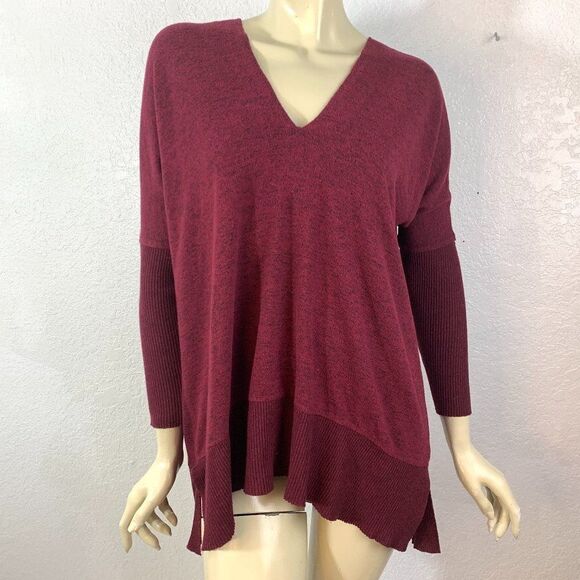Miss Chievous Asymmetrical Hem Oversize Sweater - Picture 1 of 15